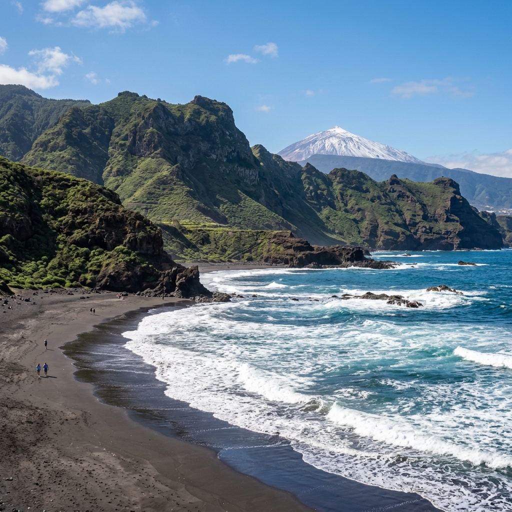 Tenerife – pláže a sopka Teide